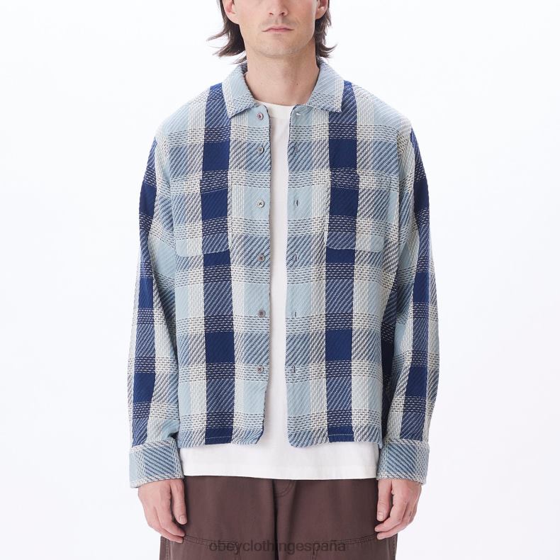 ropa OBEY camisa bruce bueno gris multi hombres 0RV2P771