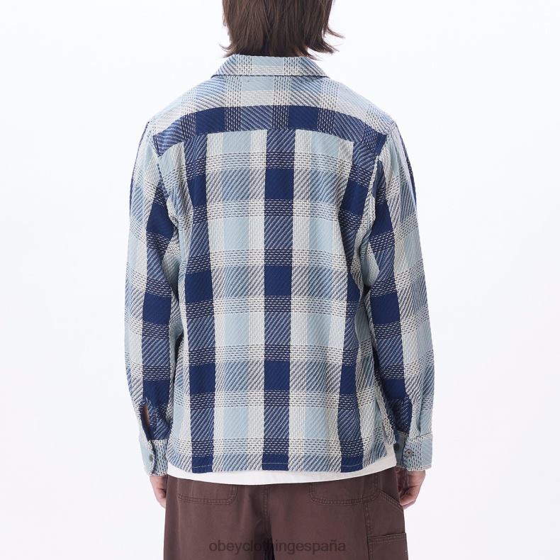 ropa OBEY camisa bruce bueno gris multi hombres 0RV2P771