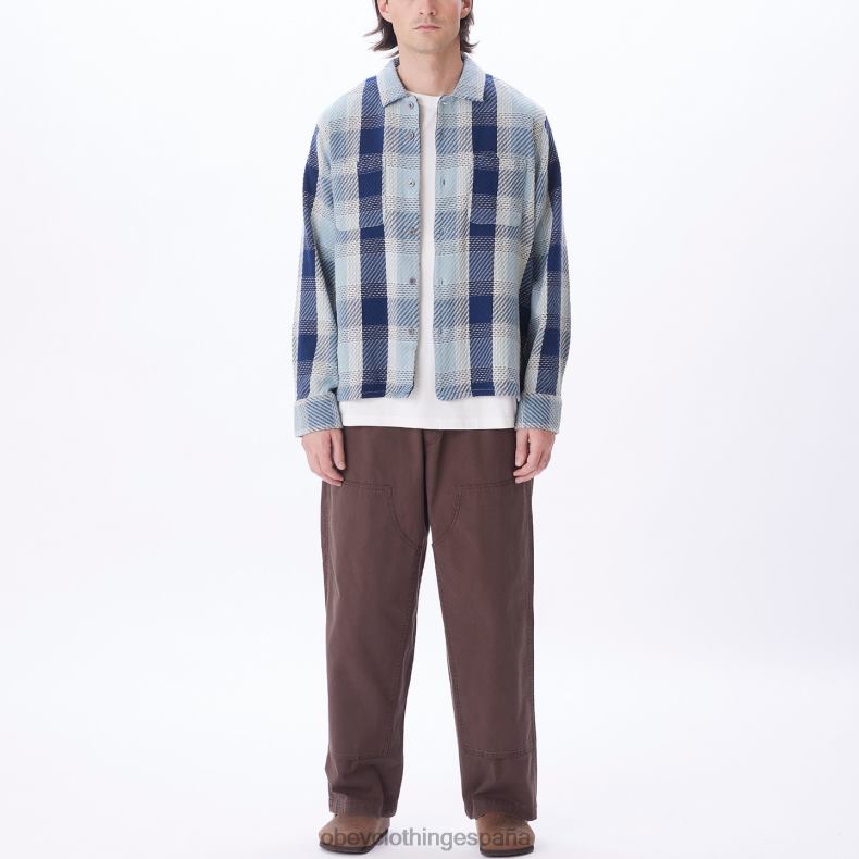 ropa OBEY camisa bruce bueno gris multi hombres 0RV2P771