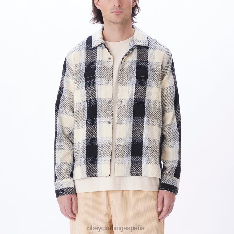 ropa OBEY camisa bruce multi sin blanquear hombres 0RV2P772