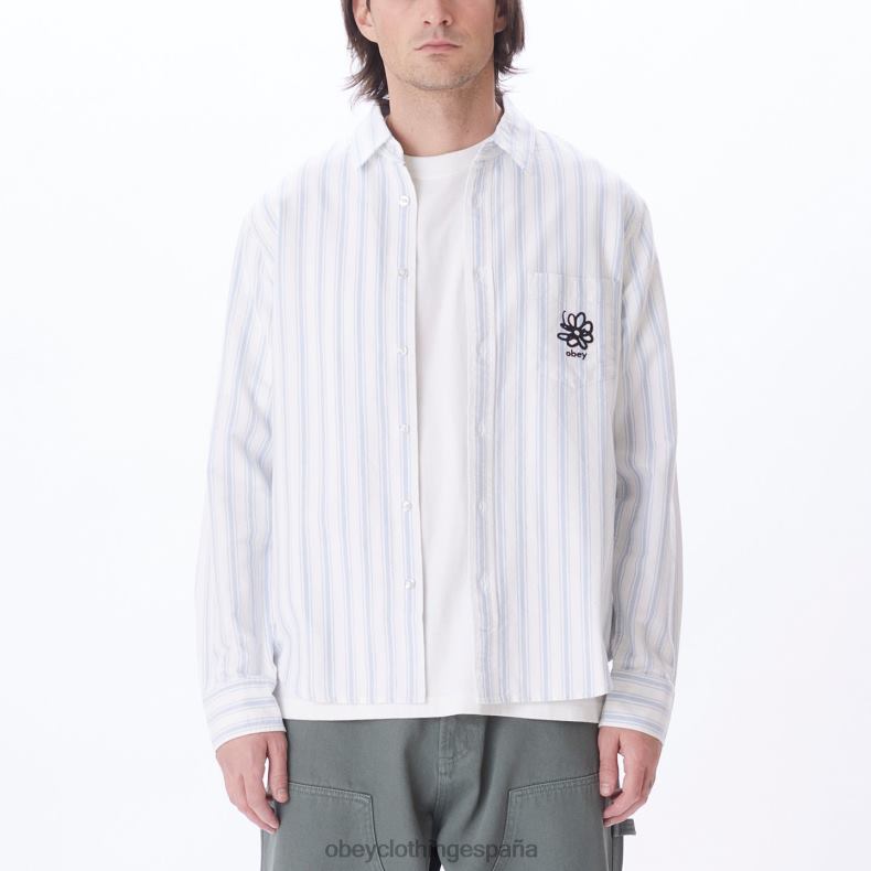 ropa OBEY camisa de lucas bueno gris multi hombres 0RV2P777