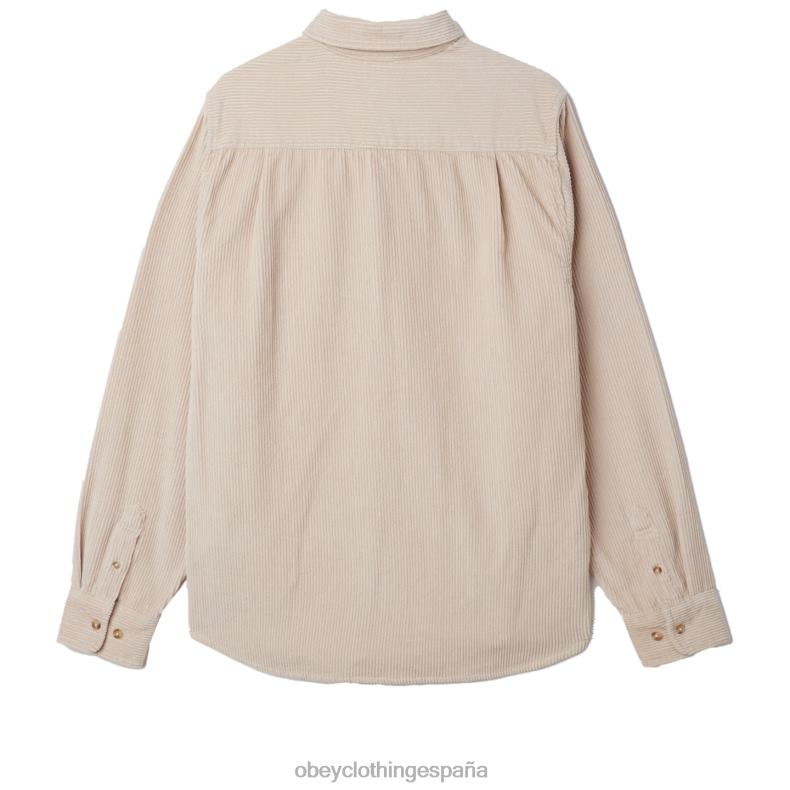 ropa OBEY camisa de millas Gris plateado hombres 0RV2P760