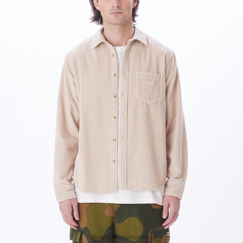 ropa OBEY camisa de millas Gris plateado hombres 0RV2P760