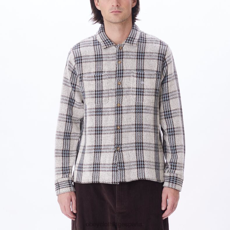 ropa OBEY camisa wes multi sin blanquear hombres 0RV2P764