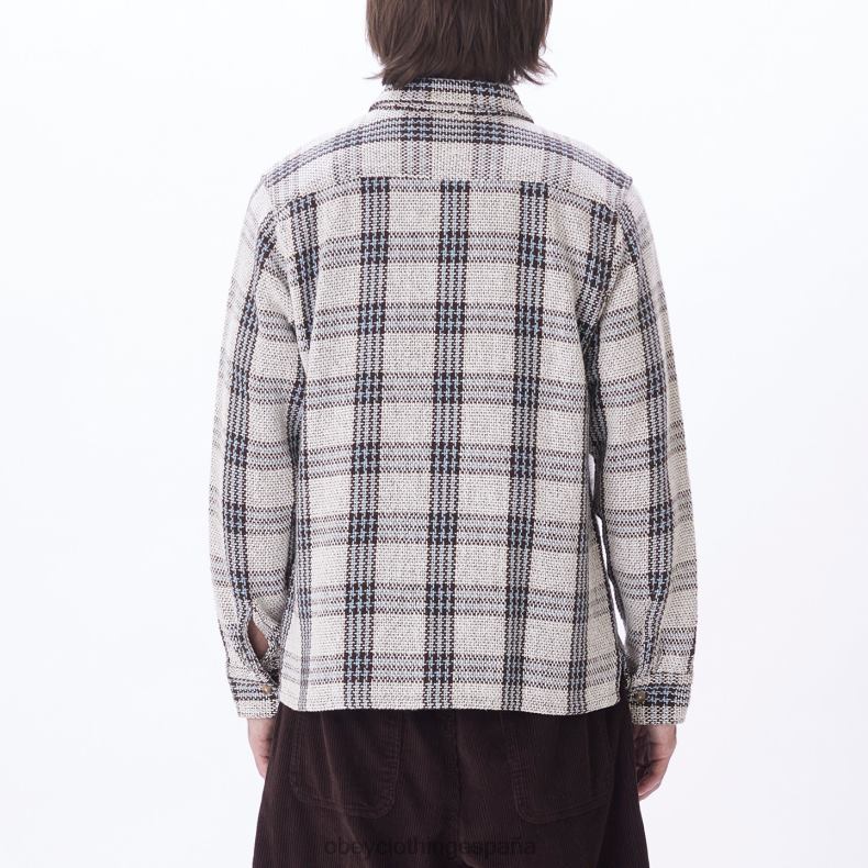 ropa OBEY camisa wes multi sin blanquear hombres 0RV2P764