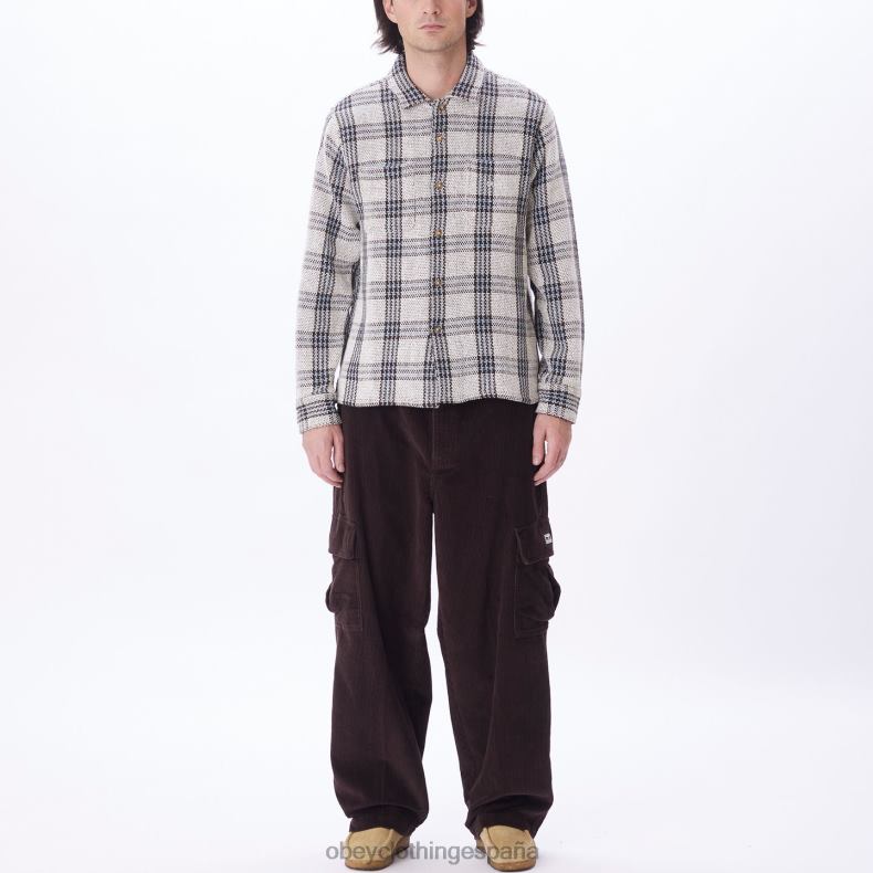 ropa OBEY camisa wes multi sin blanquear hombres 0RV2P764