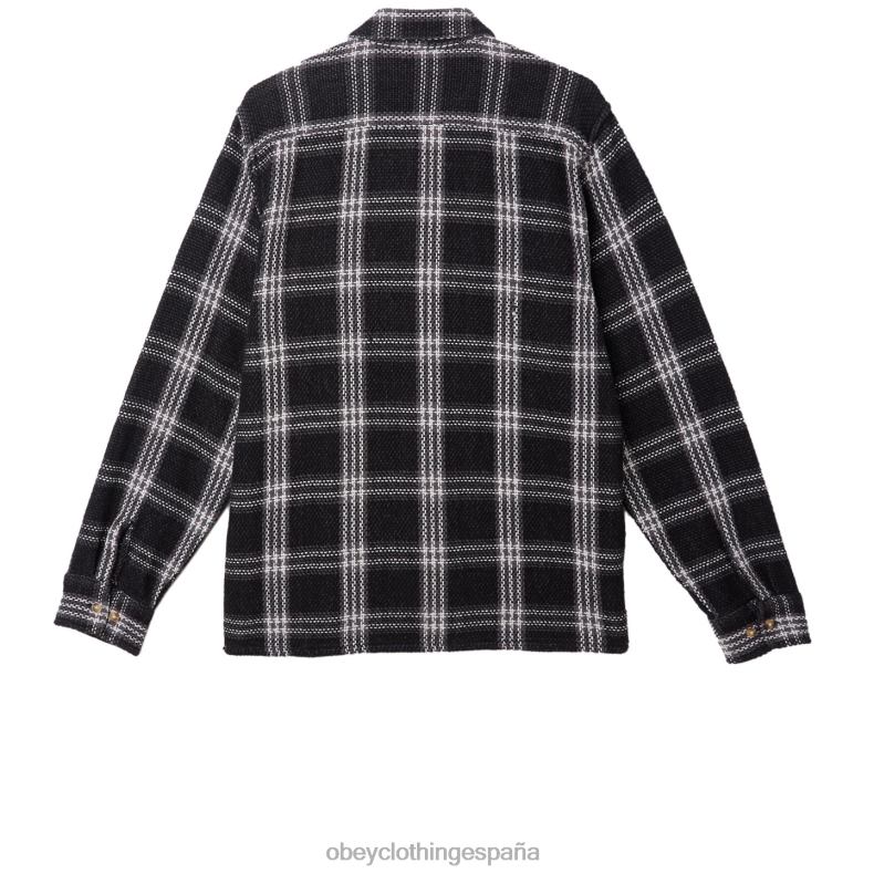 ropa OBEY camisa wes negro múltiple hombres 0RV2P763