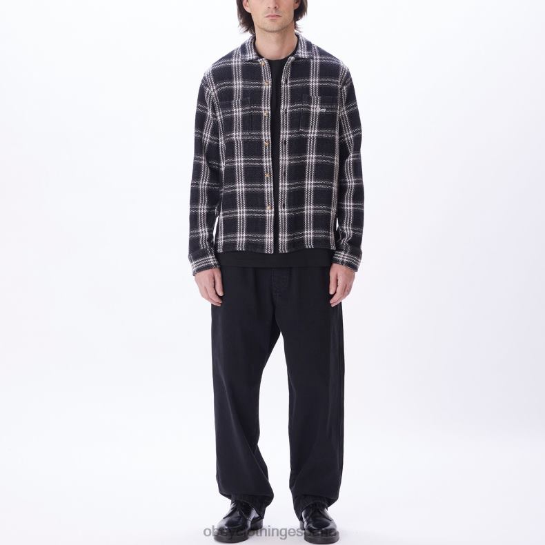 ropa OBEY camisa wes negro múltiple hombres 0RV2P763