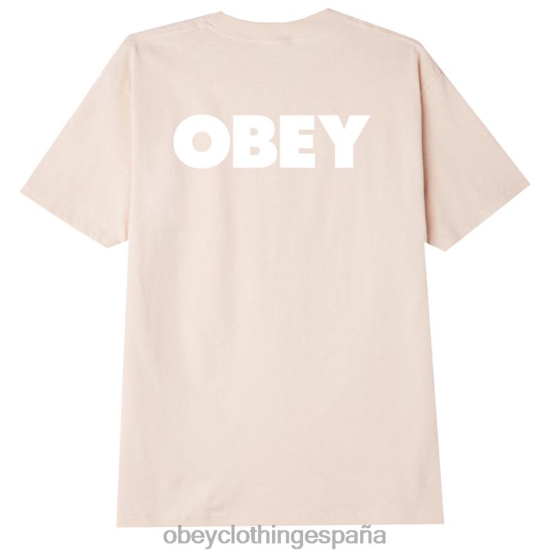 ropa OBEY camiseta clásica negrita ii crema hombres 0RV2P875
