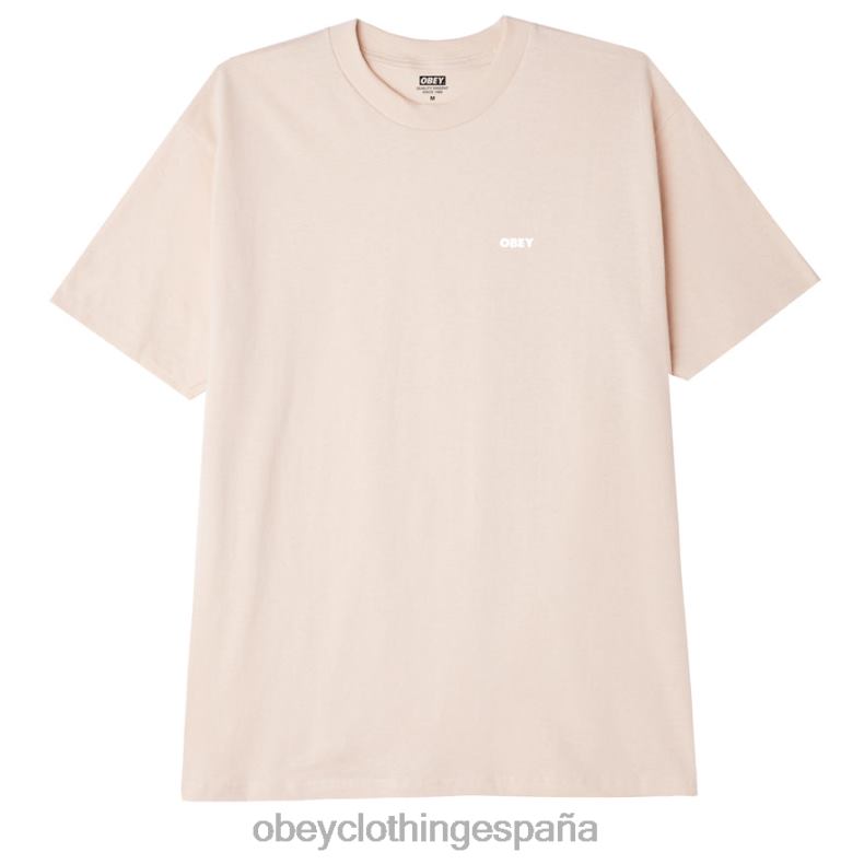 ropa OBEY camiseta clásica negrita ii crema hombres 0RV2P875