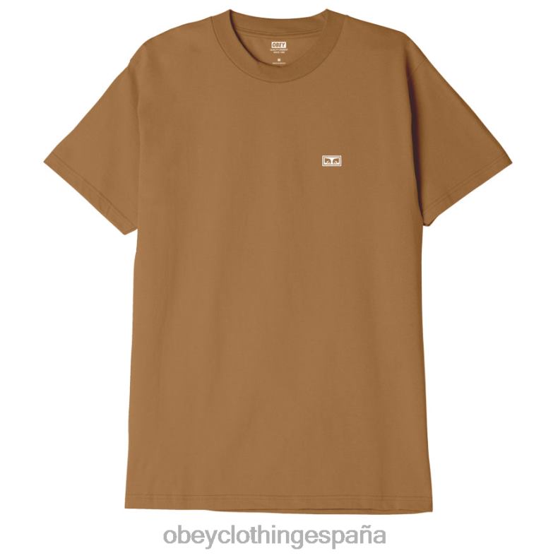 ropa OBEY camiseta clásica ojos 3 azúcar morena hombres 0RV2P877