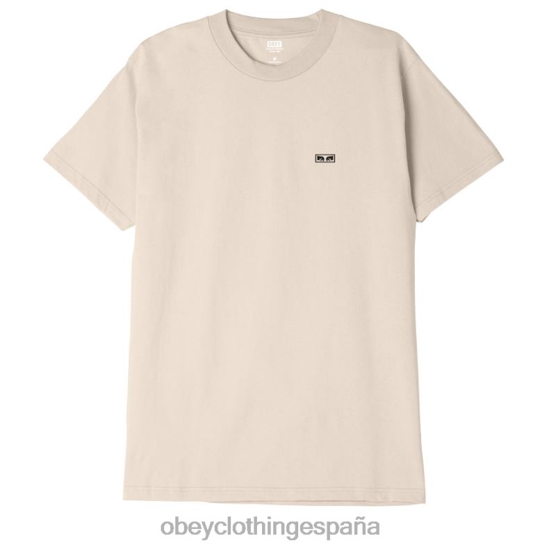 ropa OBEY camiseta clásica ojos 3 crema hombres 0RV2P878