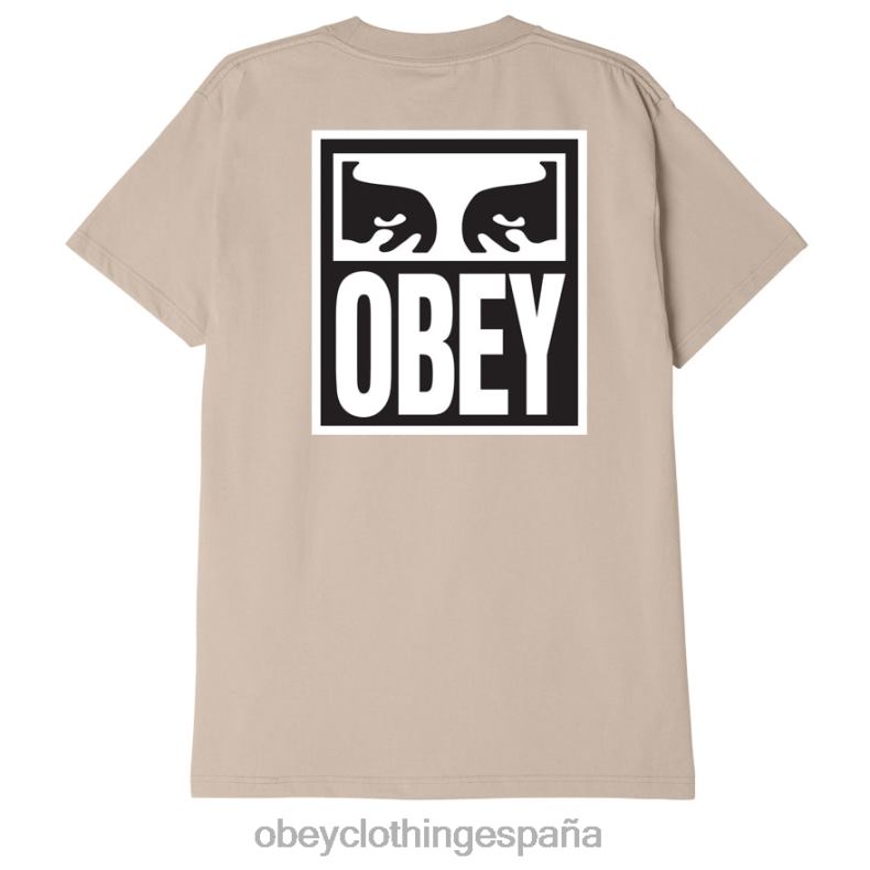 ropa OBEY camiseta clásica ojos icono ii arena hombres 0RV2P883