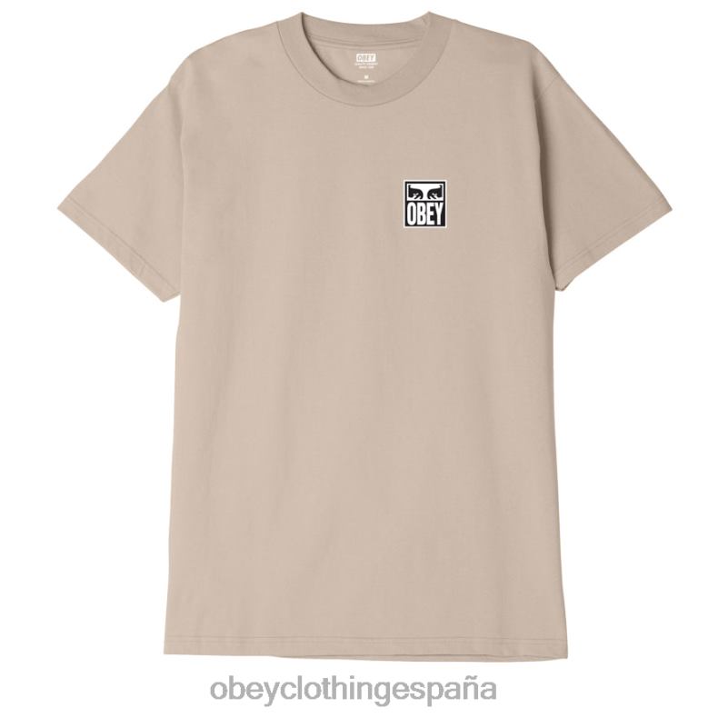 ropa OBEY camiseta clásica ojos icono ii arena hombres 0RV2P883