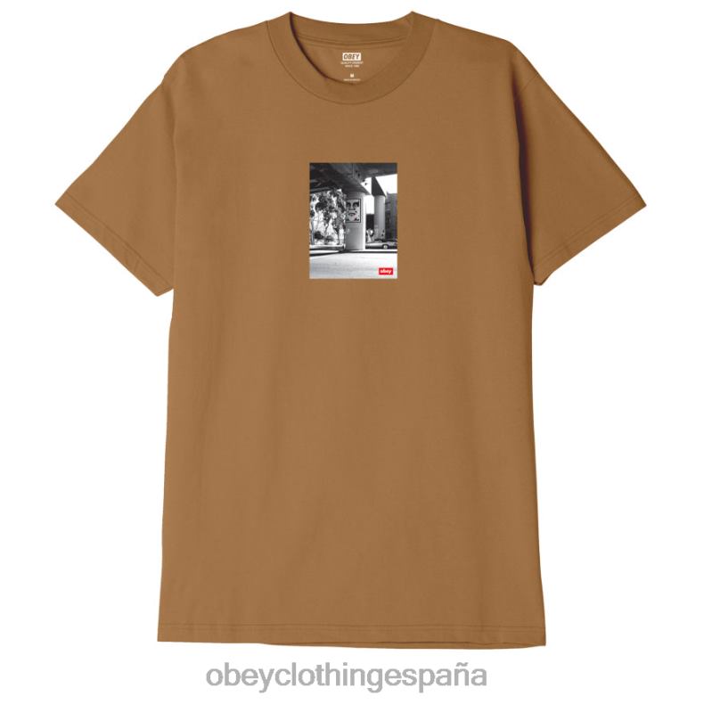 ropa OBEY camiseta clasica de renovacion urbana azúcar morena hombres 0RV2P908