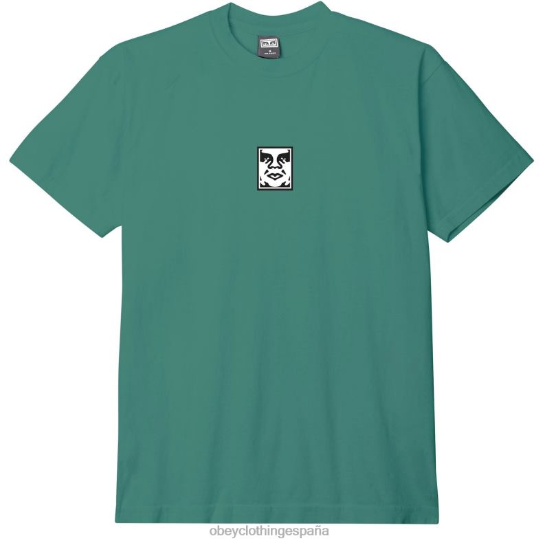 ropa OBEY camiseta con icono de peso pesado hoja de palma hombres 0RV2P850