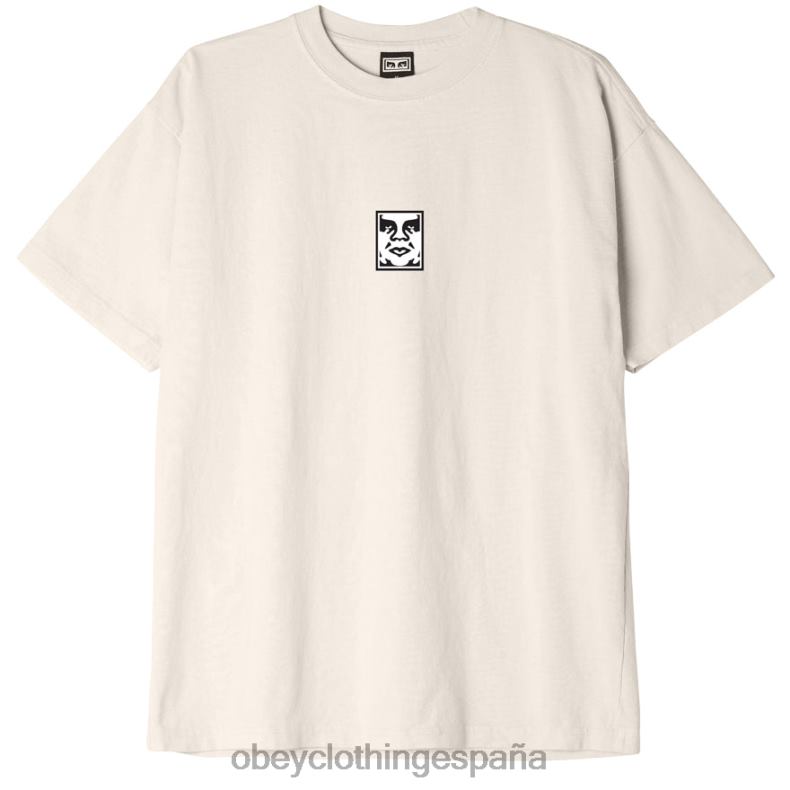 ropa OBEY camiseta con icono de peso pesado sagú hombres 0RV2P852