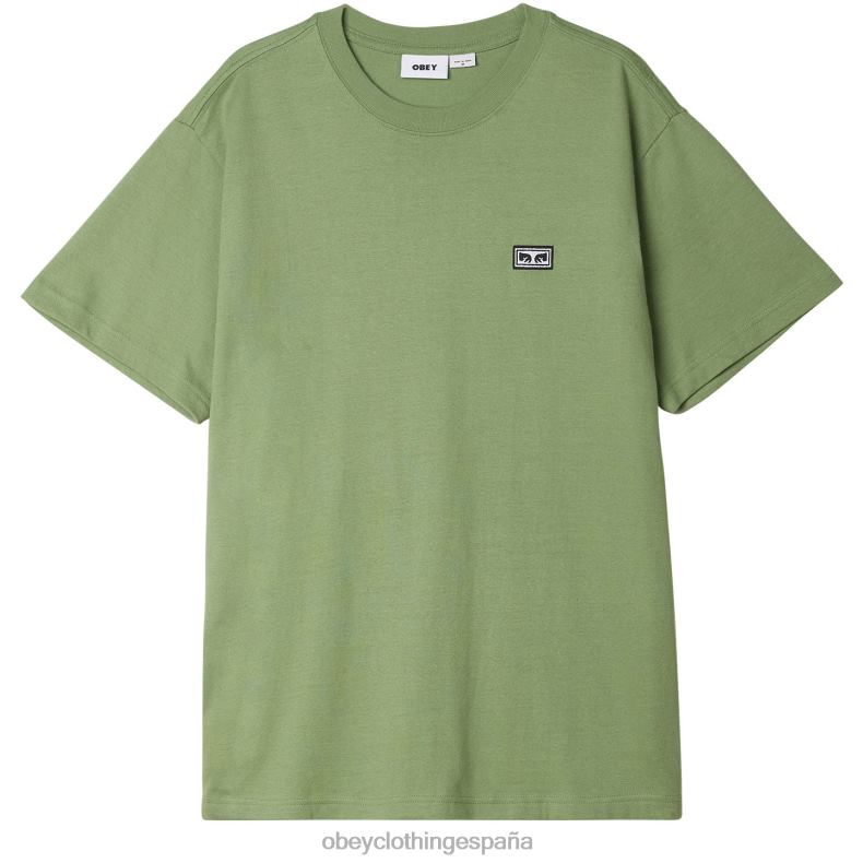 ropa OBEY camiseta de ojos de obras establecidas jade hombres 0RV2P837