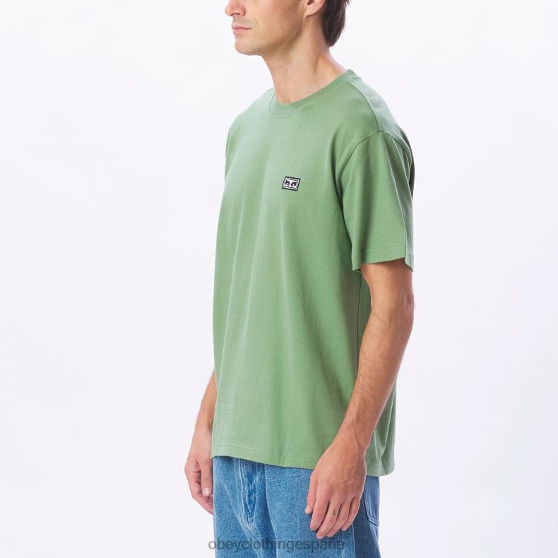 ropa OBEY camiseta de ojos de obras establecidas jade hombres 0RV2P837