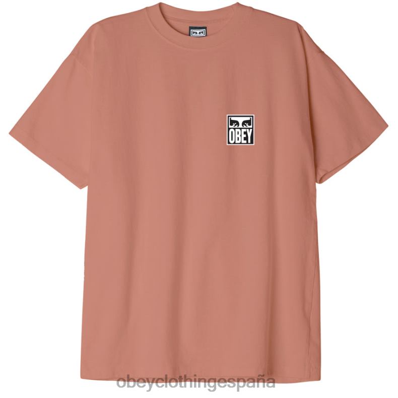ropa OBEY camiseta de peso pesado Eyes Icon II corcho hombres 0RV2P868