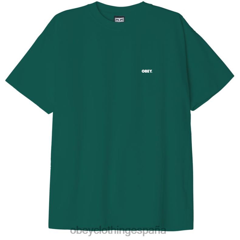 ropa OBEY camiseta pesada negrita iii verde aventura hombres 0RV2P860