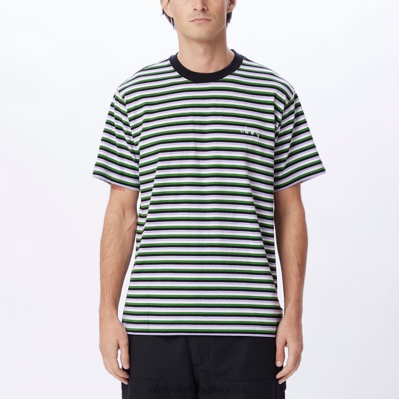ropa OBEY camiseta tributo negro múltiple hombres 0RV2P793