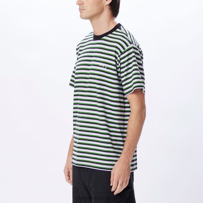 ropa OBEY camiseta tributo negro múltiple hombres 0RV2P793