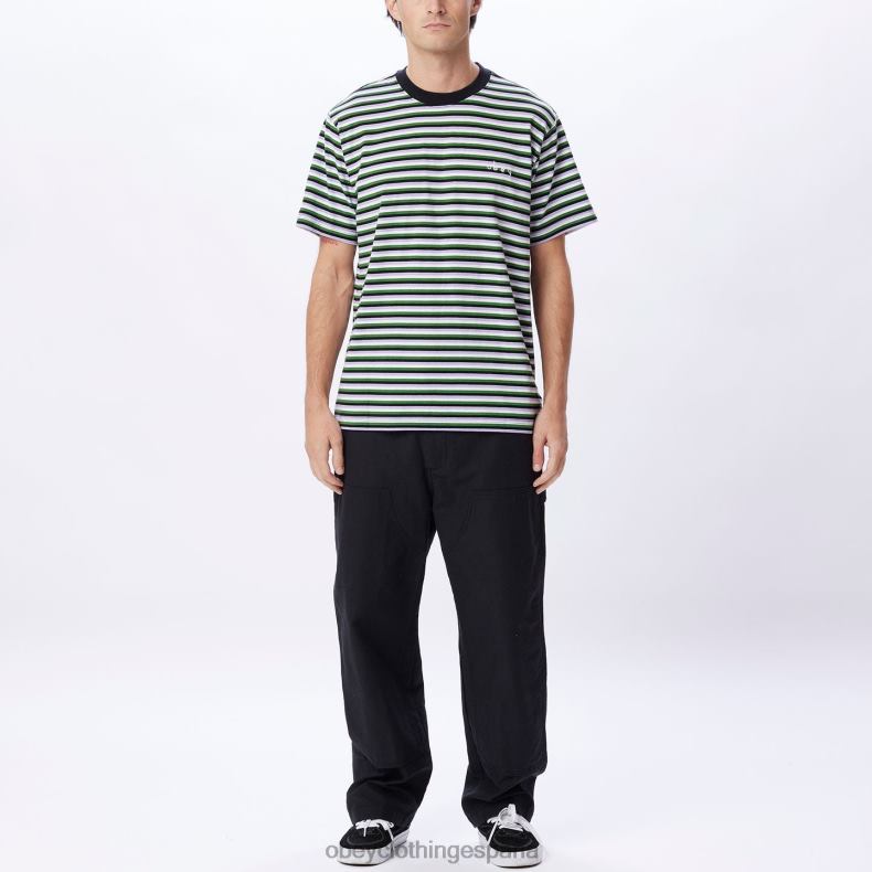 ropa OBEY camiseta tributo negro múltiple hombres 0RV2P793