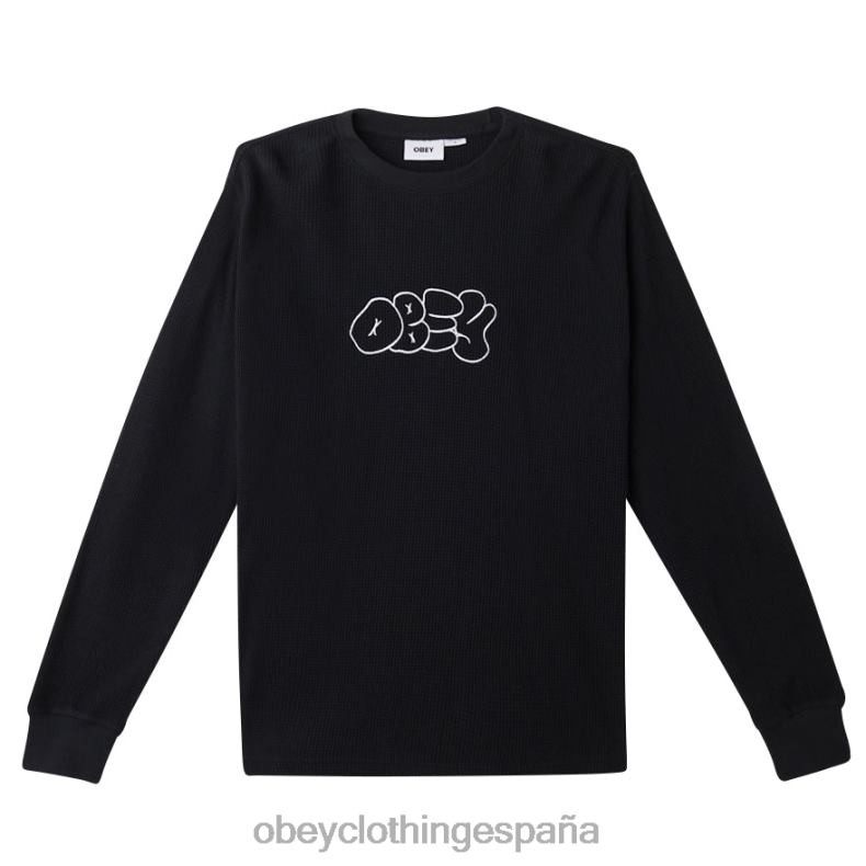 ropa OBEY generacion termica negro digital hombres 0RV2P786