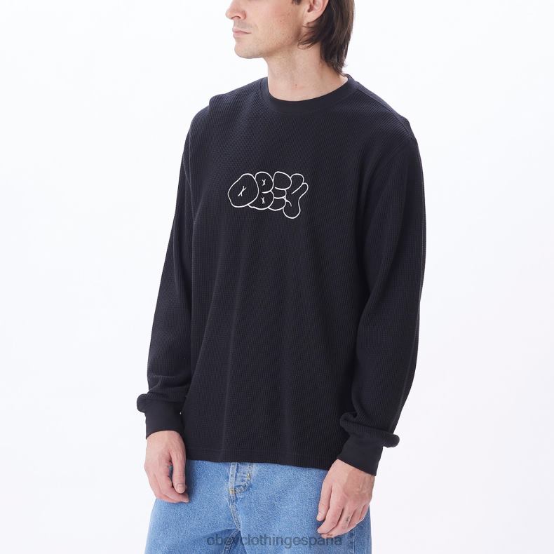 ropa OBEY generacion termica negro digital hombres 0RV2P786
