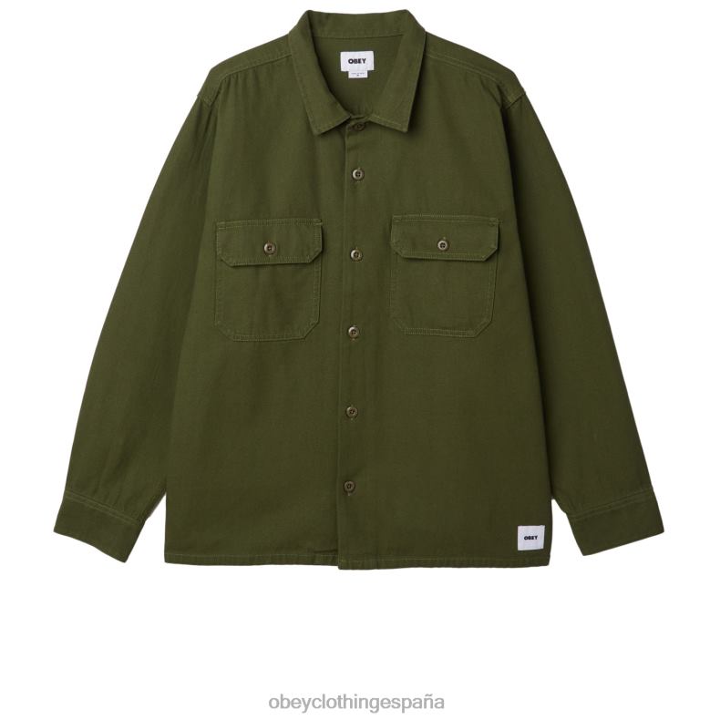 ropa OBEY menos camisa ejército hombres 0RV2P769