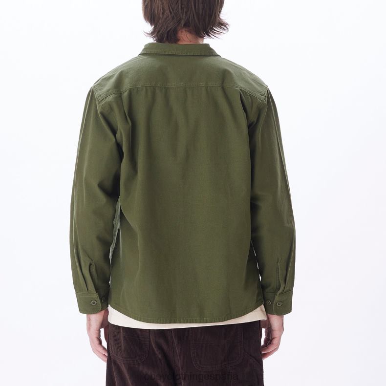 ropa OBEY menos camisa ejército hombres 0RV2P769