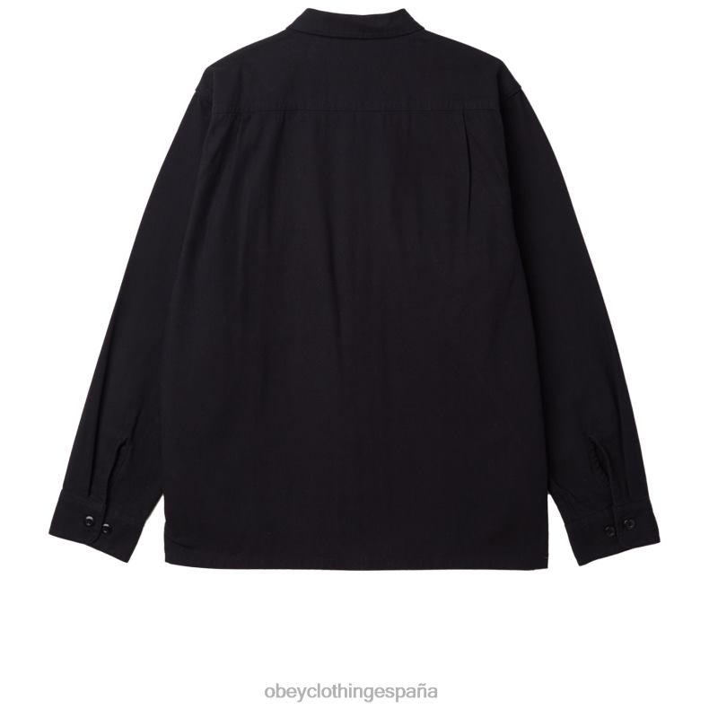 ropa OBEY menos camisa negro hombres 0RV2P770