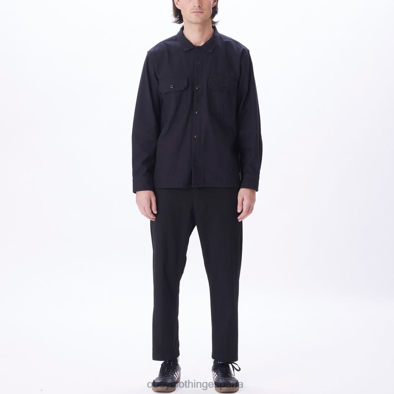 ropa OBEY menos camisa negro hombres 0RV2P770