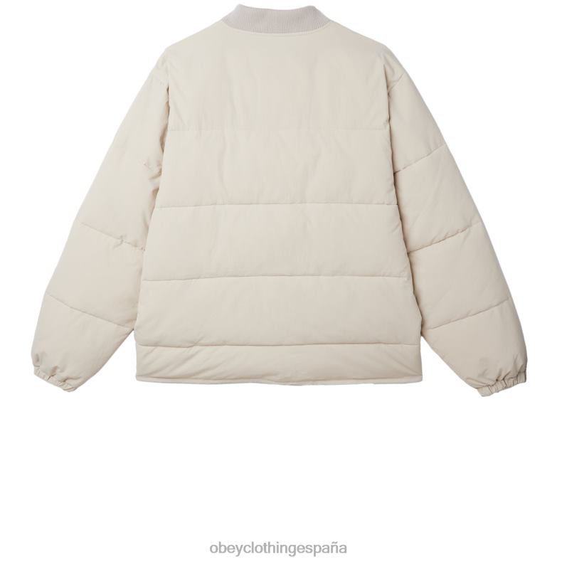 ropa OBEY chaqueta charlie Gris plateado hombres 0RV2P824