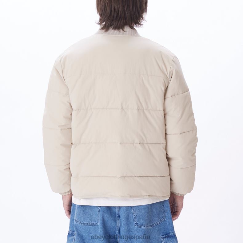 ropa OBEY chaqueta charlie Gris plateado hombres 0RV2P824