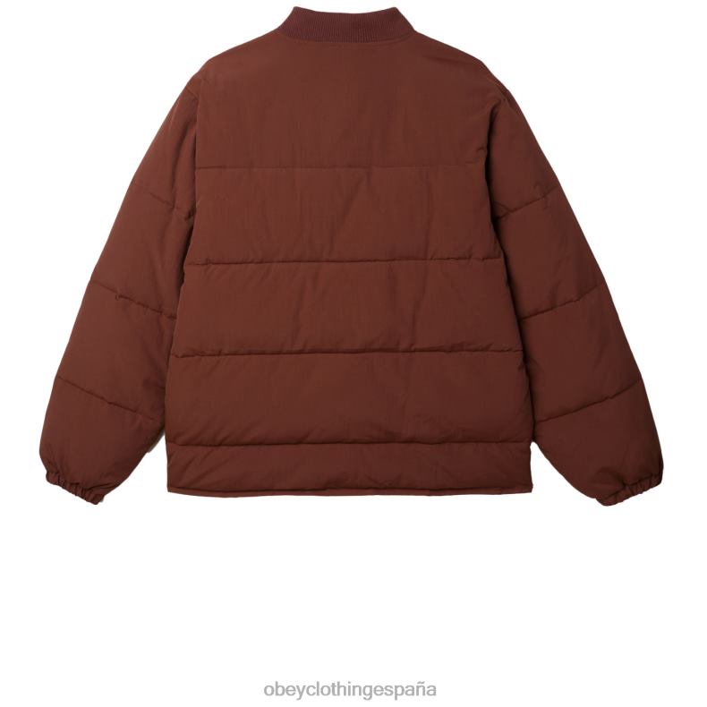 ropa OBEY chaqueta charlie sepia hombres 0RV2P823