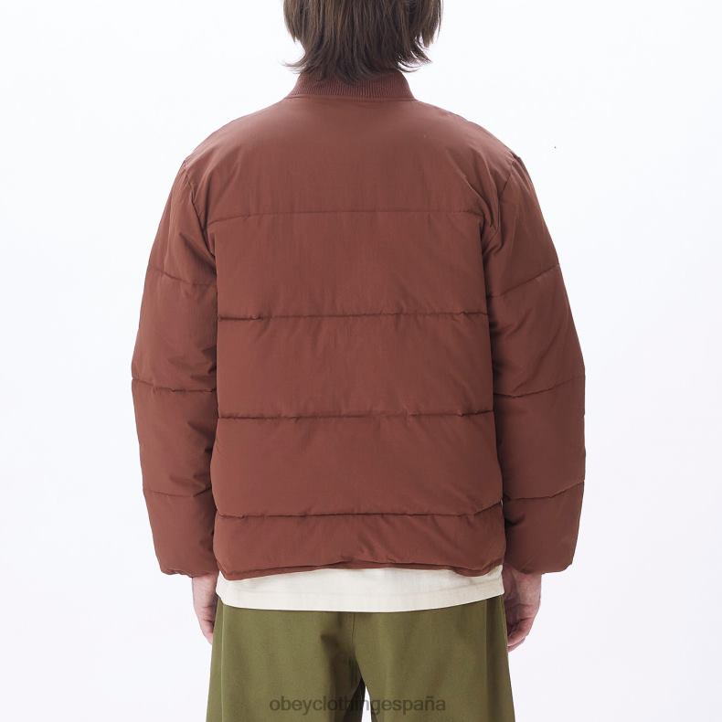 ropa OBEY chaqueta charlie sepia hombres 0RV2P823