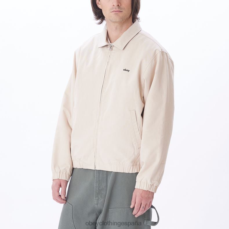 ropa OBEY chaqueta leimert arcilla hombres 0RV2P830
