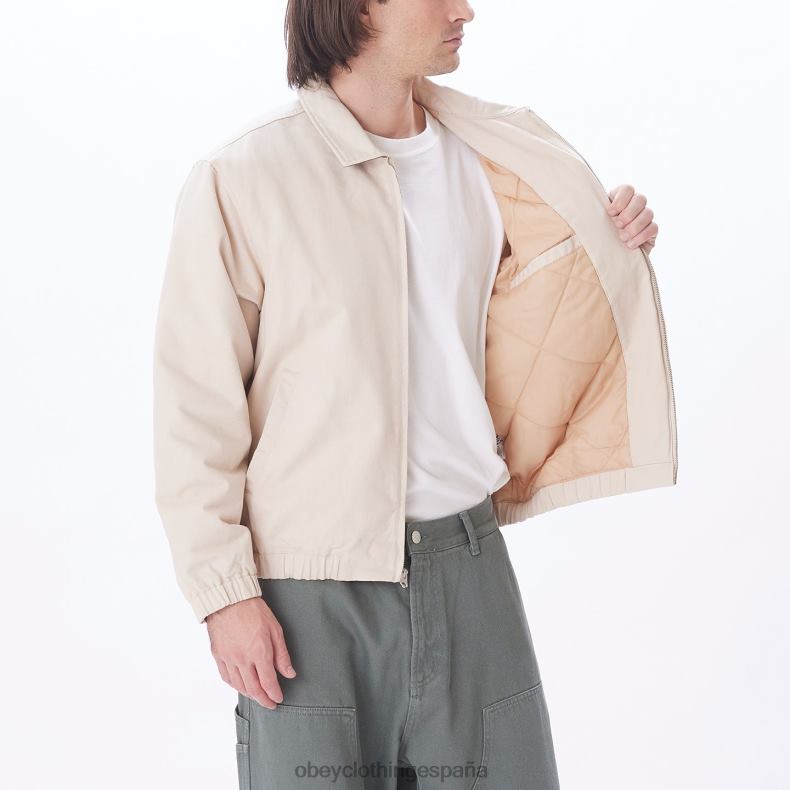 ropa OBEY chaqueta leimert arcilla hombres 0RV2P830