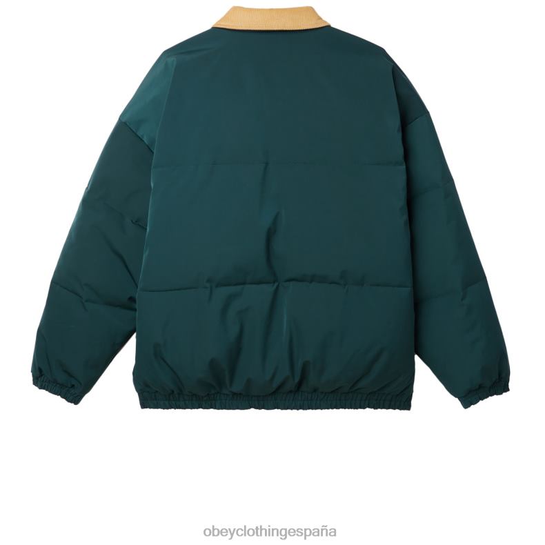 ropa OBEY chaqueta susurra frontones verdes múltiples hombres 0RV2P819