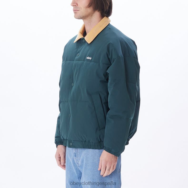 ropa OBEY chaqueta susurra frontones verdes múltiples hombres 0RV2P819