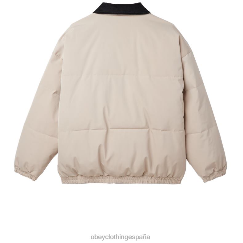 ropa OBEY chaqueta susurra gris pluma multicolor hombres 0RV2P820