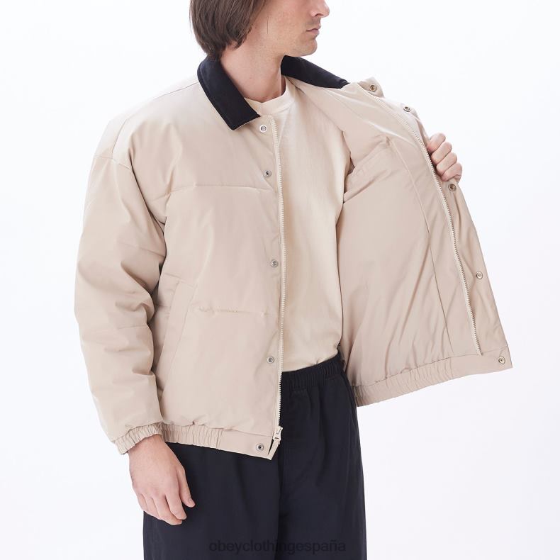 ropa OBEY chaqueta susurra gris pluma multicolor hombres 0RV2P820