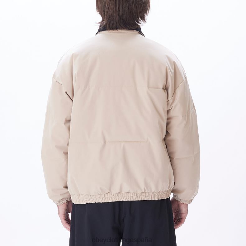 ropa OBEY chaqueta susurra gris pluma multicolor hombres 0RV2P820