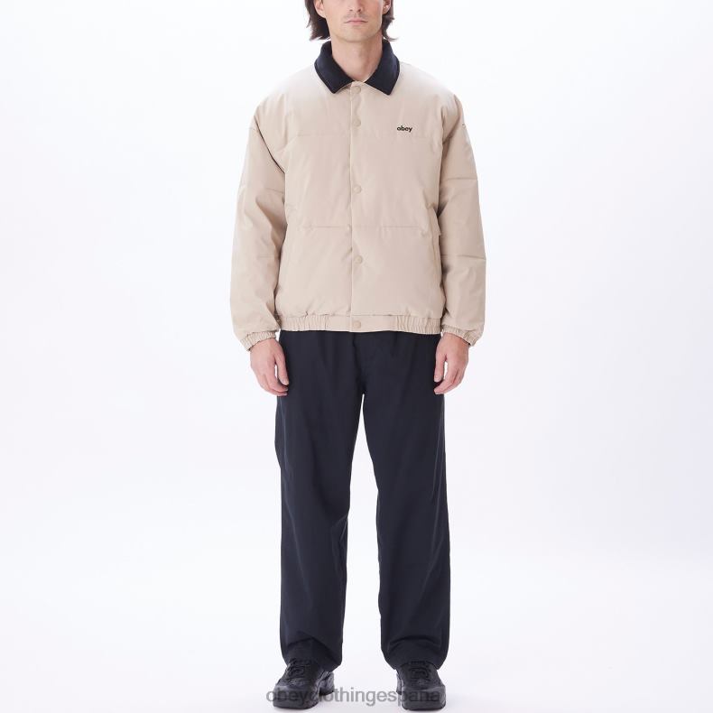 ropa OBEY chaqueta susurra gris pluma multicolor hombres 0RV2P820