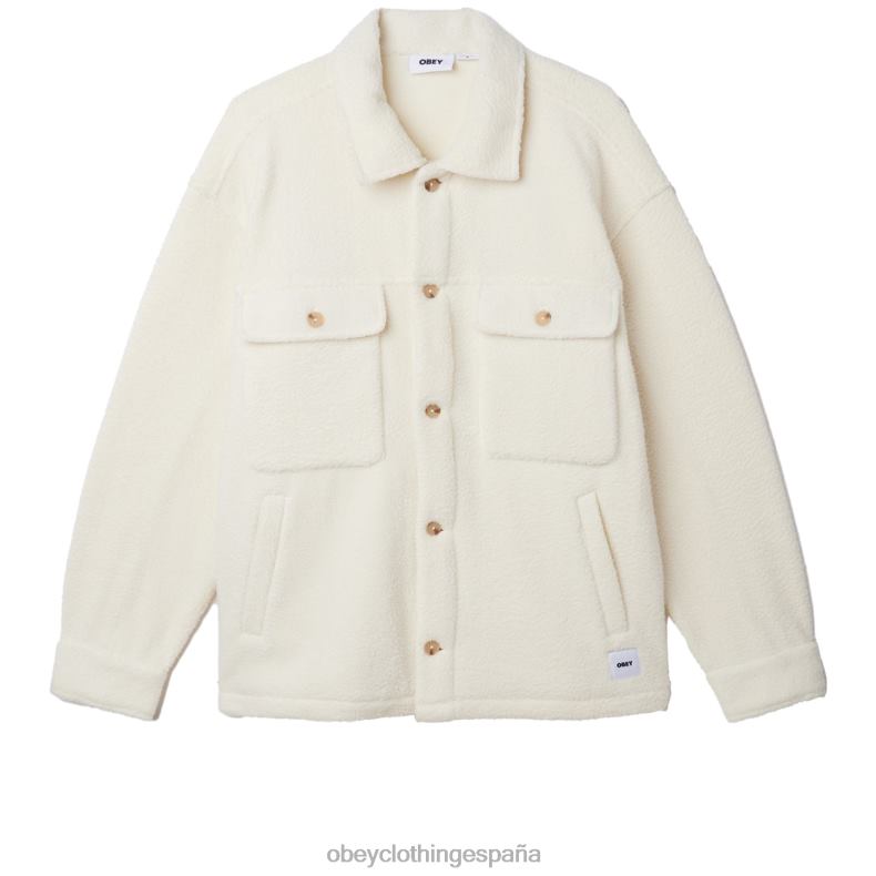 ropa OBEY chaqueta tipo camisa thompson sin blanquear hombres 0RV2P752
