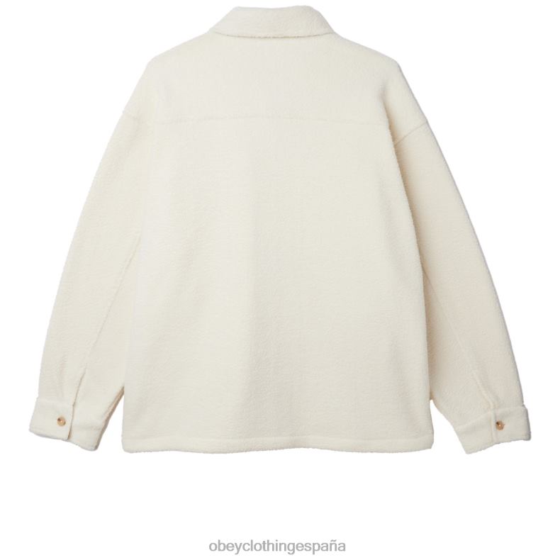 ropa OBEY chaqueta tipo camisa thompson sin blanquear hombres 0RV2P752