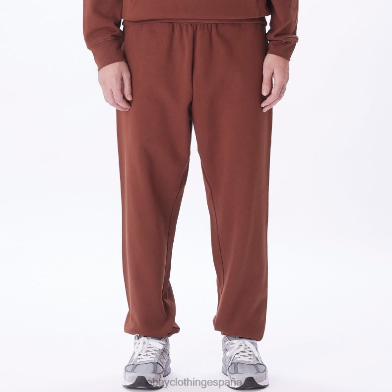 ropa OBEY pantalón deportivo con ojos de establishment works sepia hombres 0RV2P966