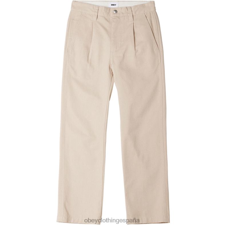 ropa OBEY pantalón inmobiliario arcilla hombres 0RV2P940